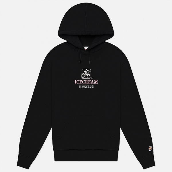 Худи ICECREAM SERVE IT BEST POPOVER HOOD BLACK