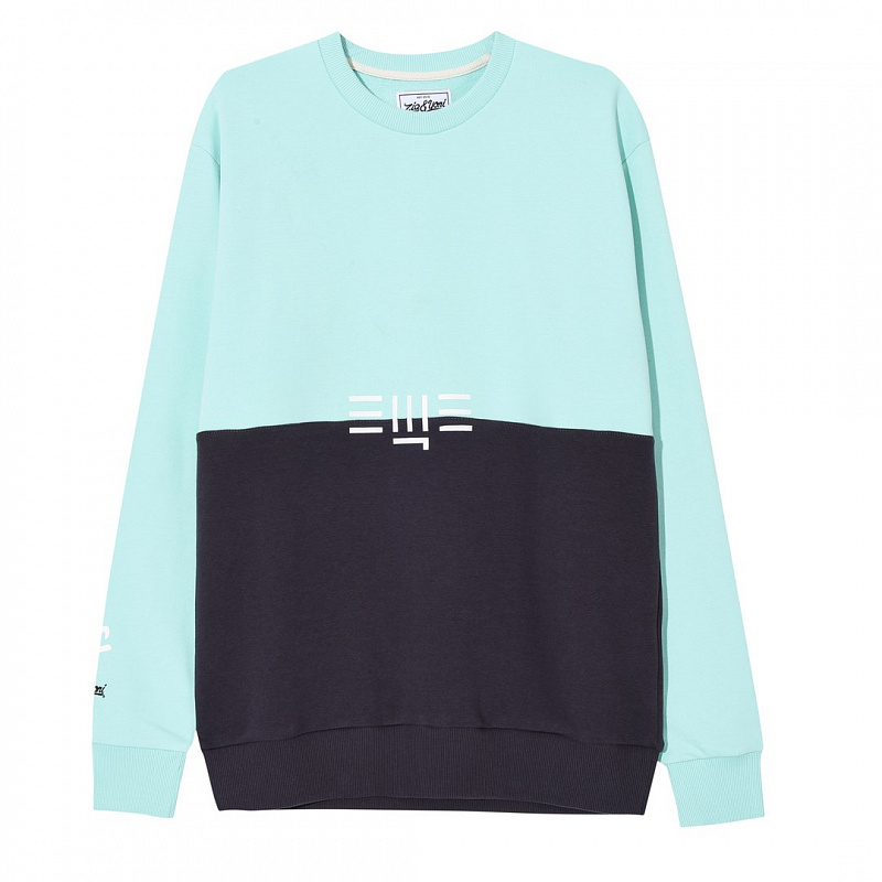 Свитшот ZIQ & YONI EЩЁ MINT/GREY 5222