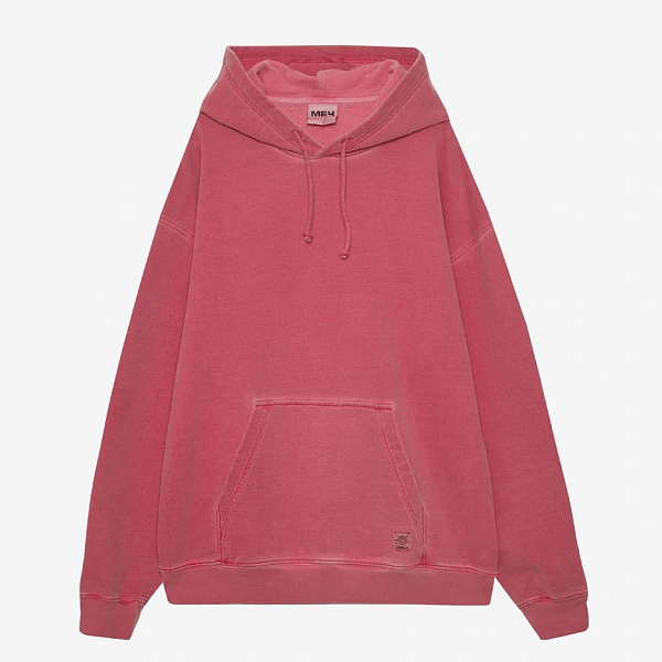 Худи МЕЧ HD GARMENT DYED Scarlet Red