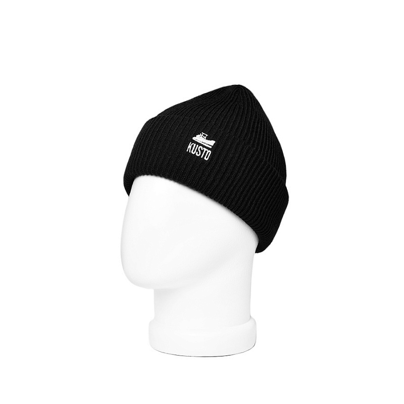 Шапка KUSTO "ONE" вышивка Черный | Black
