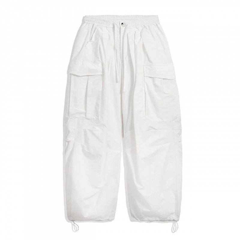 Брюки RICE Very oversize cargo pants Белый