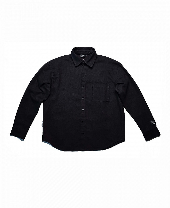 Рубашка THE BAD FRIENDS Shirt длинный рукав джинса черный