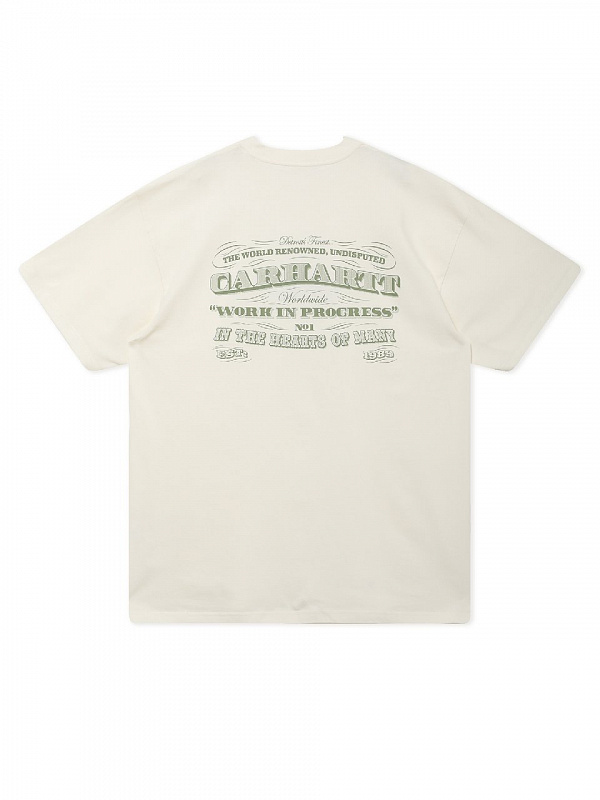 Футболка CARHARTT WIP S/S 3 One 3 T-Shirt WAX