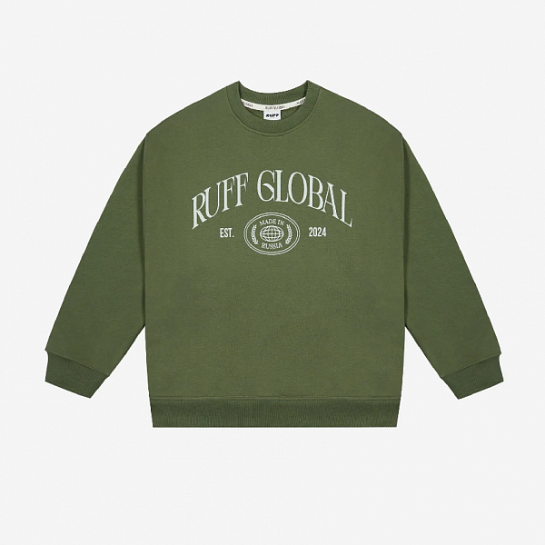 Свитшот RUFF OVERSIZED SWEATSHIRT / KHAKI