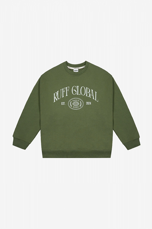 Свитшот RUFF OVERSIZED SWEATSHIRT / KHAKI