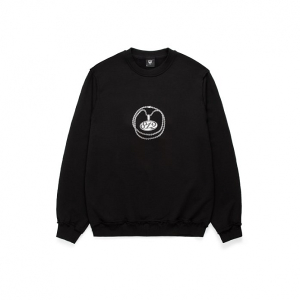 Свитшот Питерский щит "812" черный