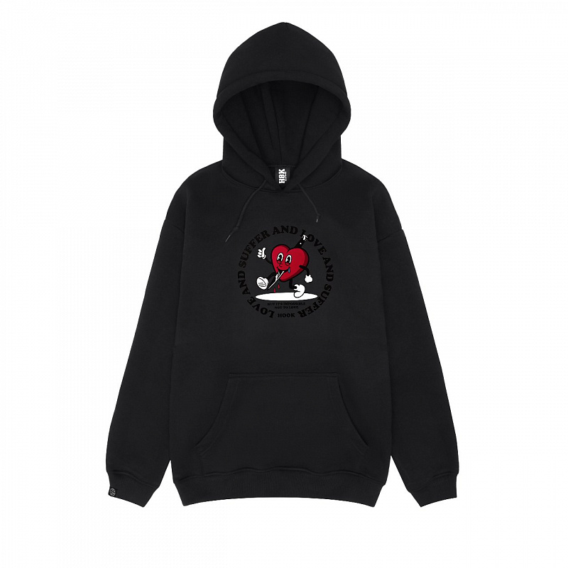 Худи HOOK «Сердце25» черный