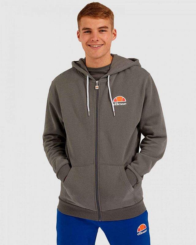 Худи на молнии мужское ELLESSE MILETTO FZ HOODY DK GREY