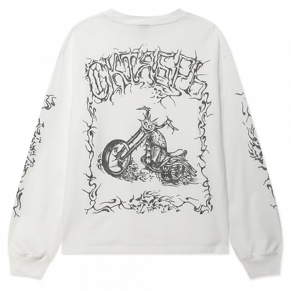 Лонгслив ОКТЯБРЬ RARE BIKE LS TEE WHITE