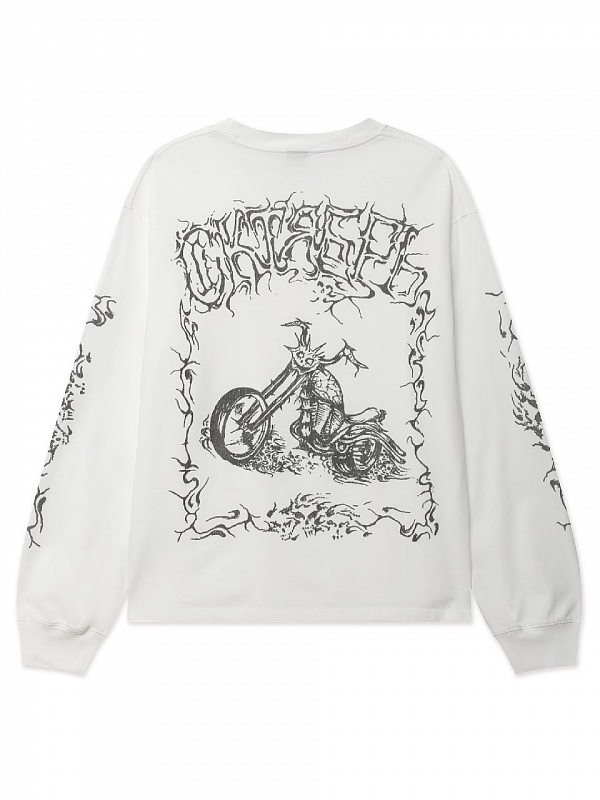 Лонгслив ОКТЯБРЬ RARE BIKE LS TEE WHITE