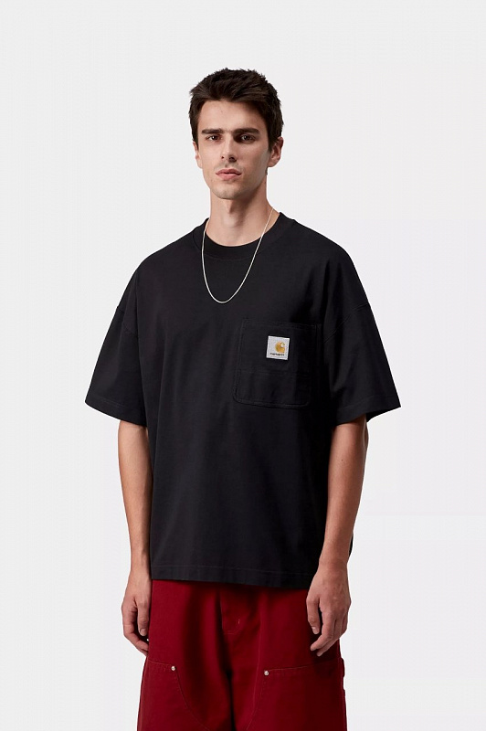 Футболка CARHARTT S/S Classic Work Pocket T-Shirt BLACK