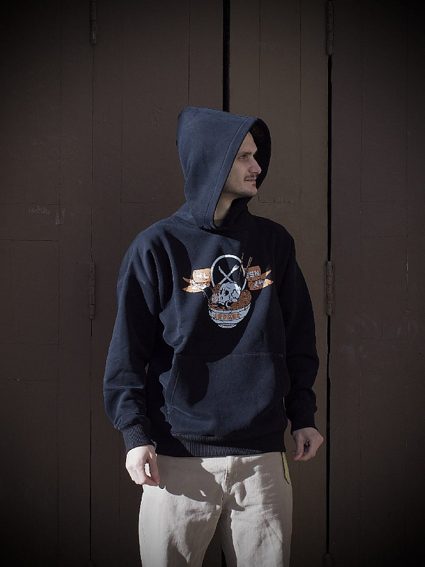 Худи HARD LUNCH оверсайз HL x SS blk Черный