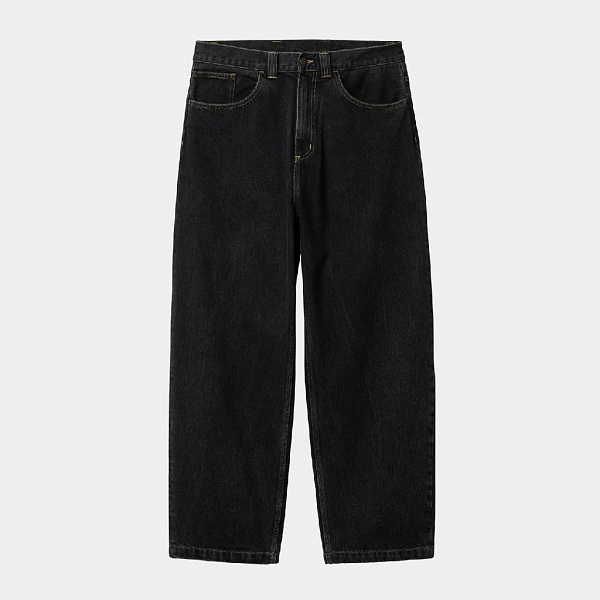 Джинсы CARHARTT WIP (Loose fit) Brandon Pant BLACK (STONE WASHED)