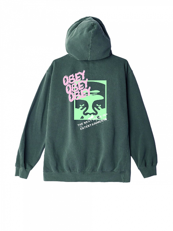 Толстовка с капюшоном OBEY THE NEXT WAVE DUSTY TEAL