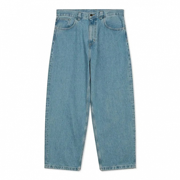 Джинсы CARHARTT WIP (Loose fit) Brandon Pant BLUE (STONE BLEACHED)