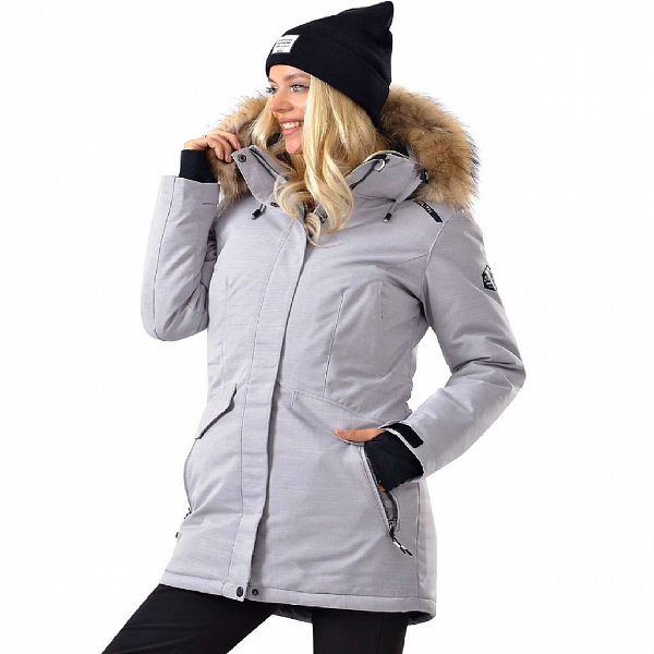 Парка женская AZIMUTH B20681 Серый