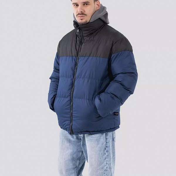 Пуховик DISLABEL D1 Синий/черный
