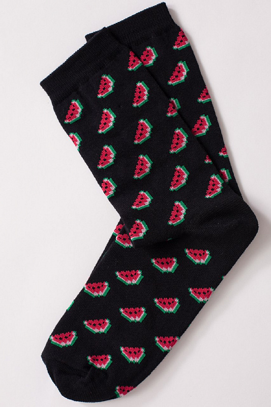 Носки ЗАПОРОЖЕЦ Арбуз (Черный (Черный)