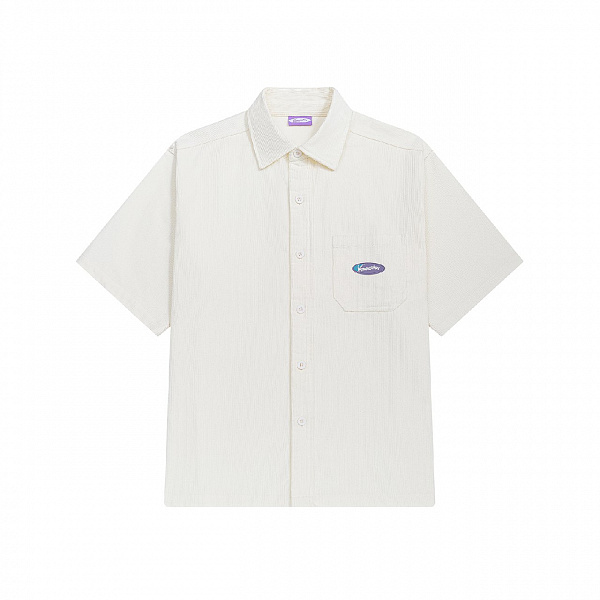 Рубашка YMKA SHIX Puff Velve Leisure Line белый