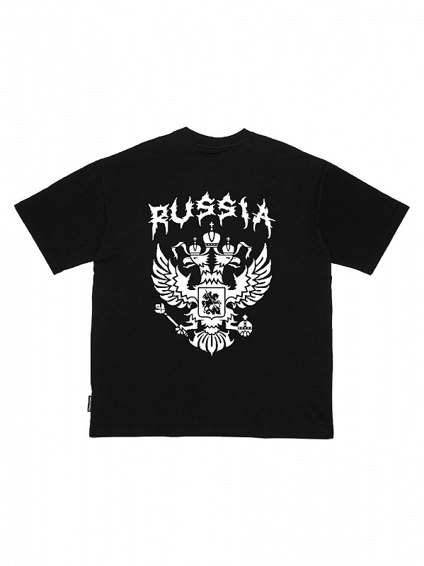 Футболка THE BAD FRIENDS "Герб" 200гр черный