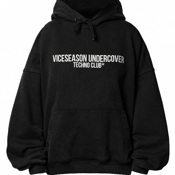 Худи Viceseason Undercover Techno club черный