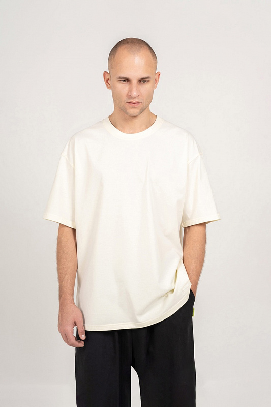 Футболка KUL'TURA oversize "High" молочный