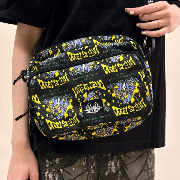 Сумка Шолдербег Гранд HOOK «Фрог» черный