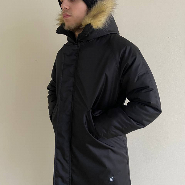 Парка HARD LUNCH fishtail blk