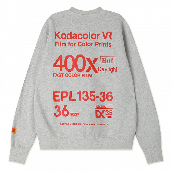 Свитшот HUF GOLDEN HOUR CREWNECK ASH