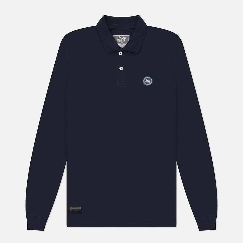 Поло PEACEFUL HOOLIGAN Lex Ls Polo цвет NAVY