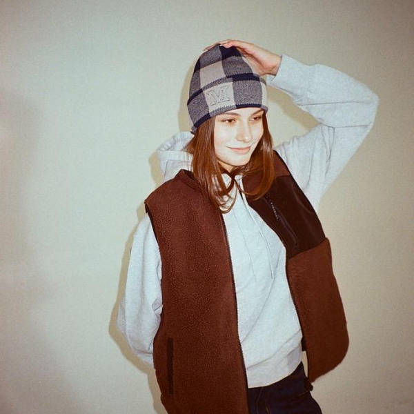 Жилет MAGAMAEV Reversible fleece vest brown