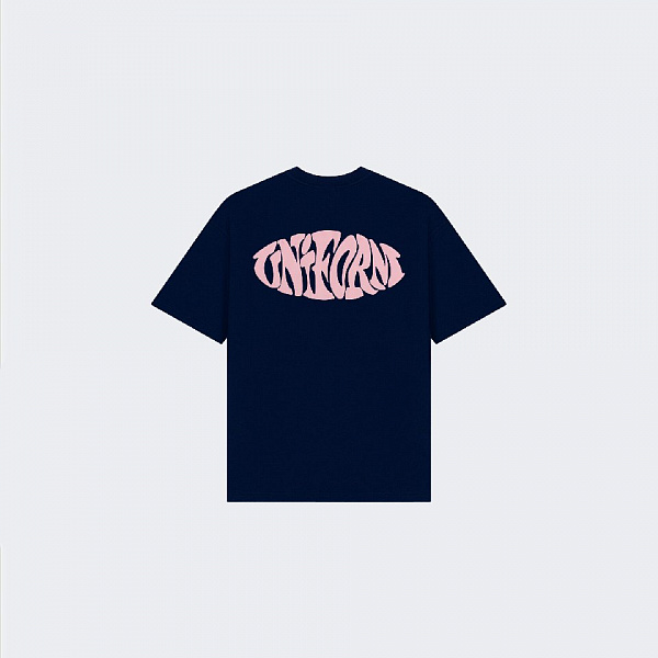 Футболка UNIFORM Heavy Stamp темно-синий