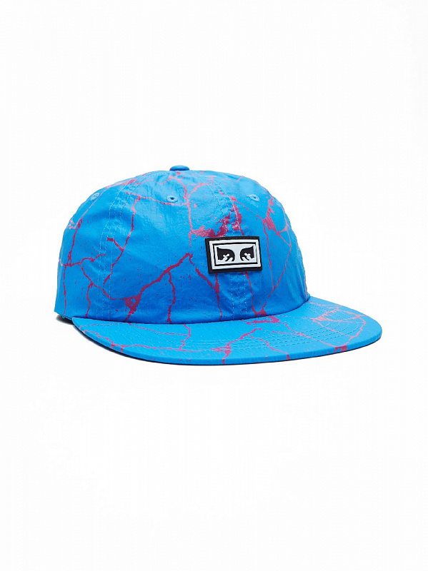 Кепка OBEY CRACKED 6 PANEL STRAPBACK CRACKED SKY BLUE