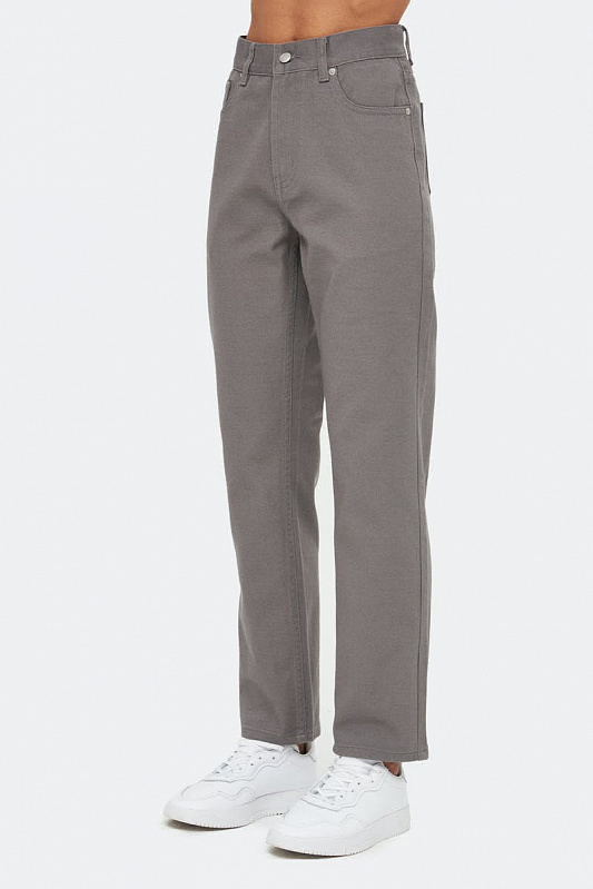 Джинсы зауженные женские SHU серые