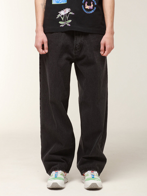 Джинсы OBEY (Regular) BIGWIG BAGGY DENIM FADED BLACK