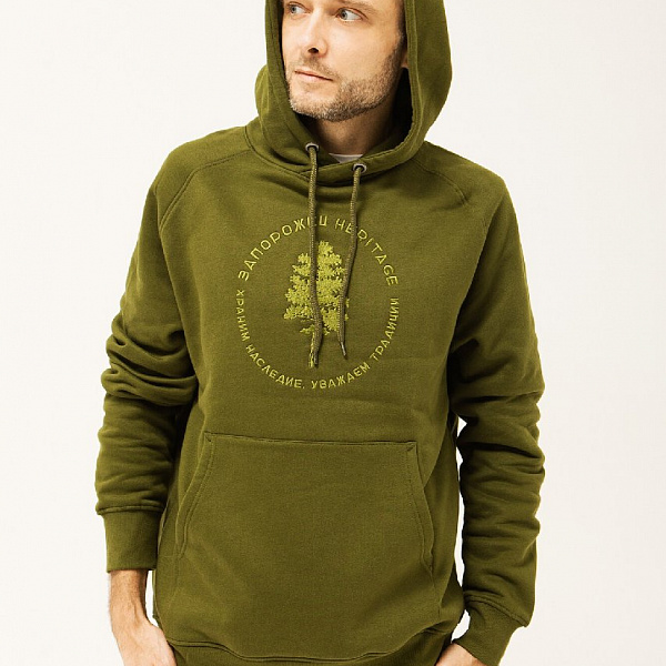Худи ЗАПОРОЖЕЦ DEREVO GREEN