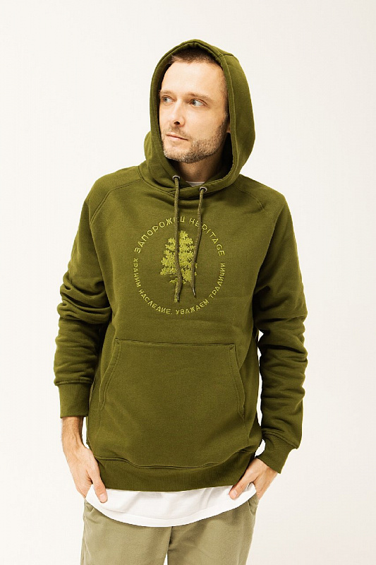 Худи ЗАПОРОЖЕЦ DEREVO GREEN