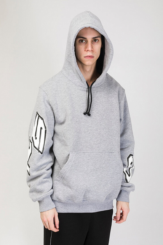 Толстовка CODERED Hood Up Серый меланж CRS 2000