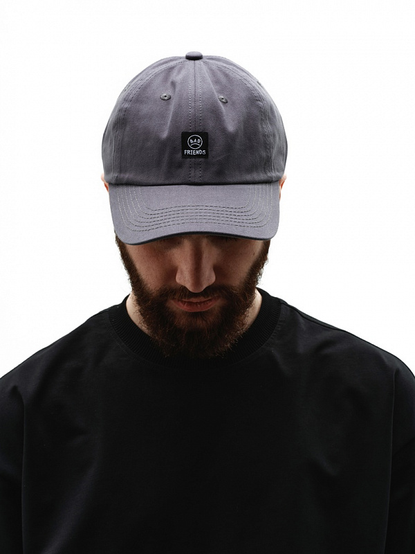 Кепка THE BAD FRIENDS Cassis серый