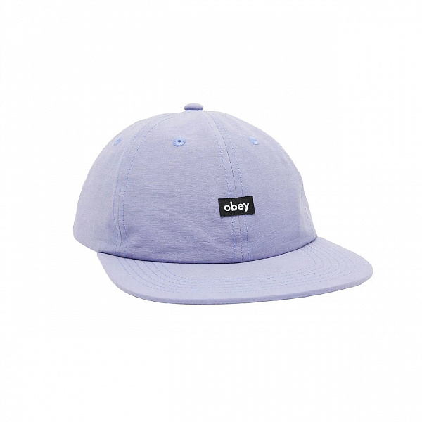 Кепка OBEY LOWER CASE TECH 6 PANEL STRAPBACK LAVENDER
