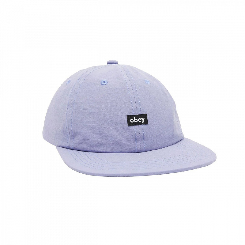 Кепка OBEY LOWER CASE TECH 6 PANEL STRAPBACK LAVENDER