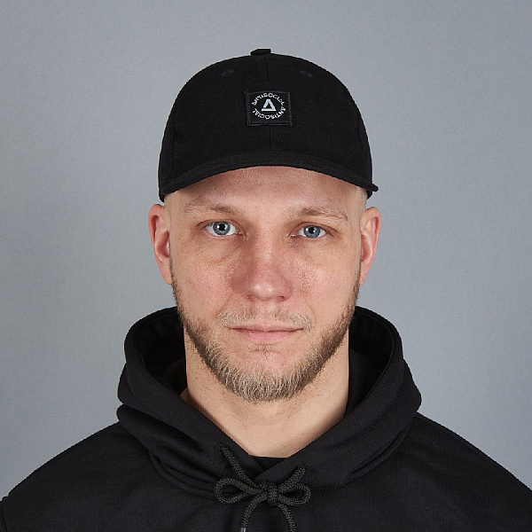 Кепка ANTISOCIAL 6 Panel черная