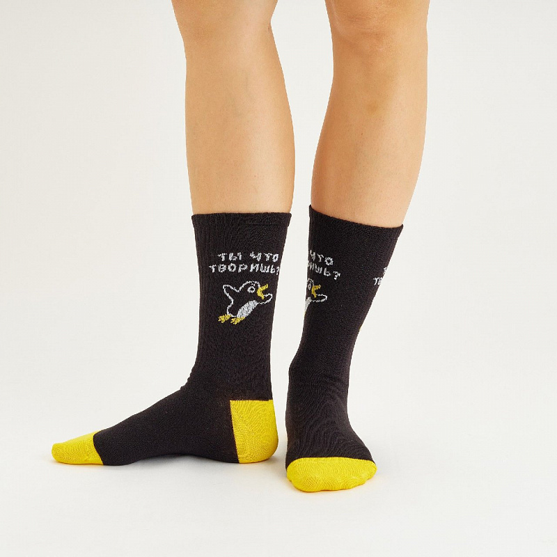 Носки спорт ST.FRIDAY SOCKS Ты что творишь?