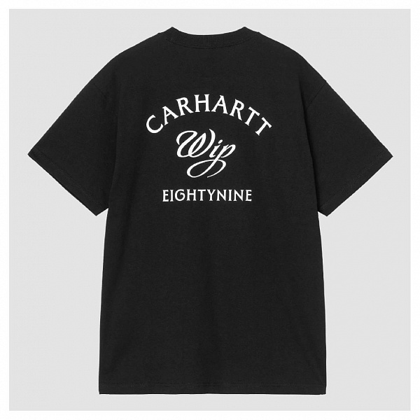 Футболка CARHARTT WIP S/S Eightynine T-Shirt BLACK