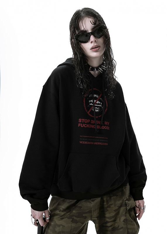 Худи Viceseason Undercover ANTIBITE черный