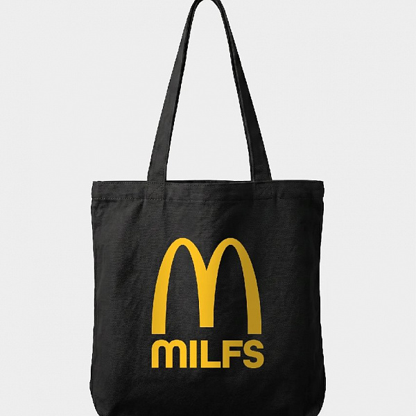 Cумка шопер SHMOT "MILFS", черный
