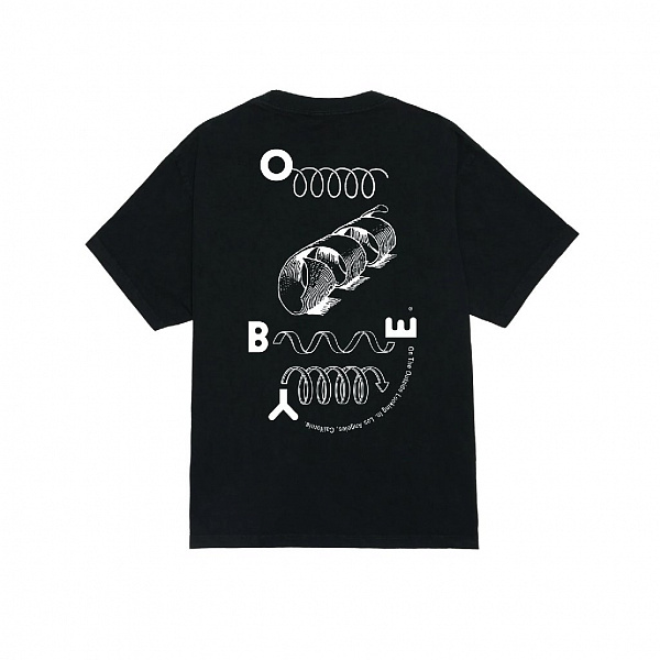 Футболка OBEY OUTSIDE LOOKING IN PIGMENT TRUE VINTAGE BLACK