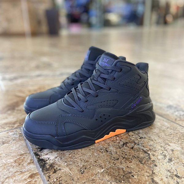 Кроссовки 361° утепленные W572346618A-6W dk.grey/dk.purple темно-серый