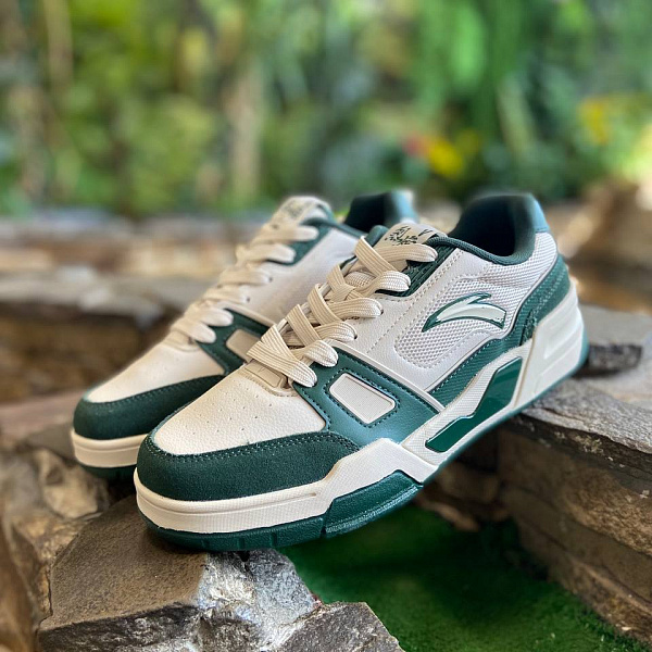 Кеды ANTA 812428081-5 Pale Grey/Green Серый