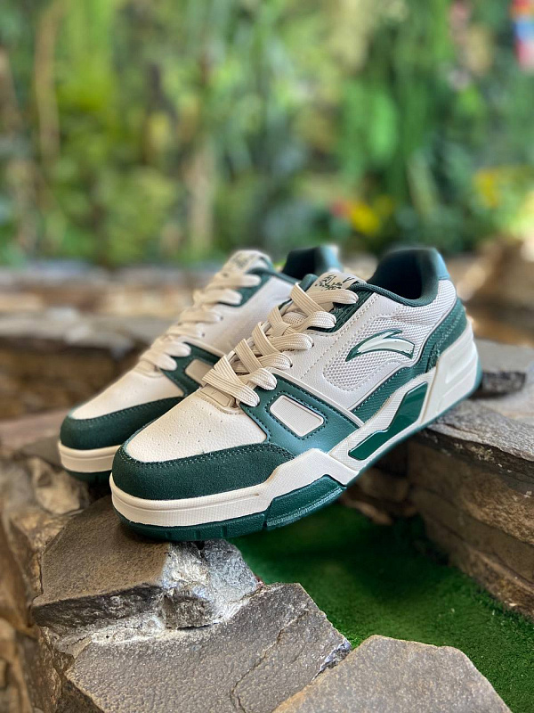 Кеды ANTA 812428081-5 Pale Grey/Green Серый